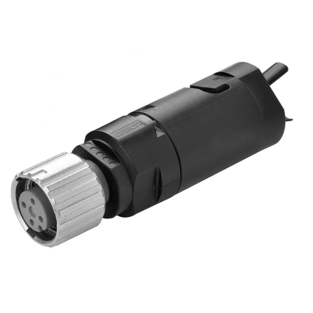 XS5C-D418 | オムロン メス 丸型コネクタ, 4極, M12, ケーブル