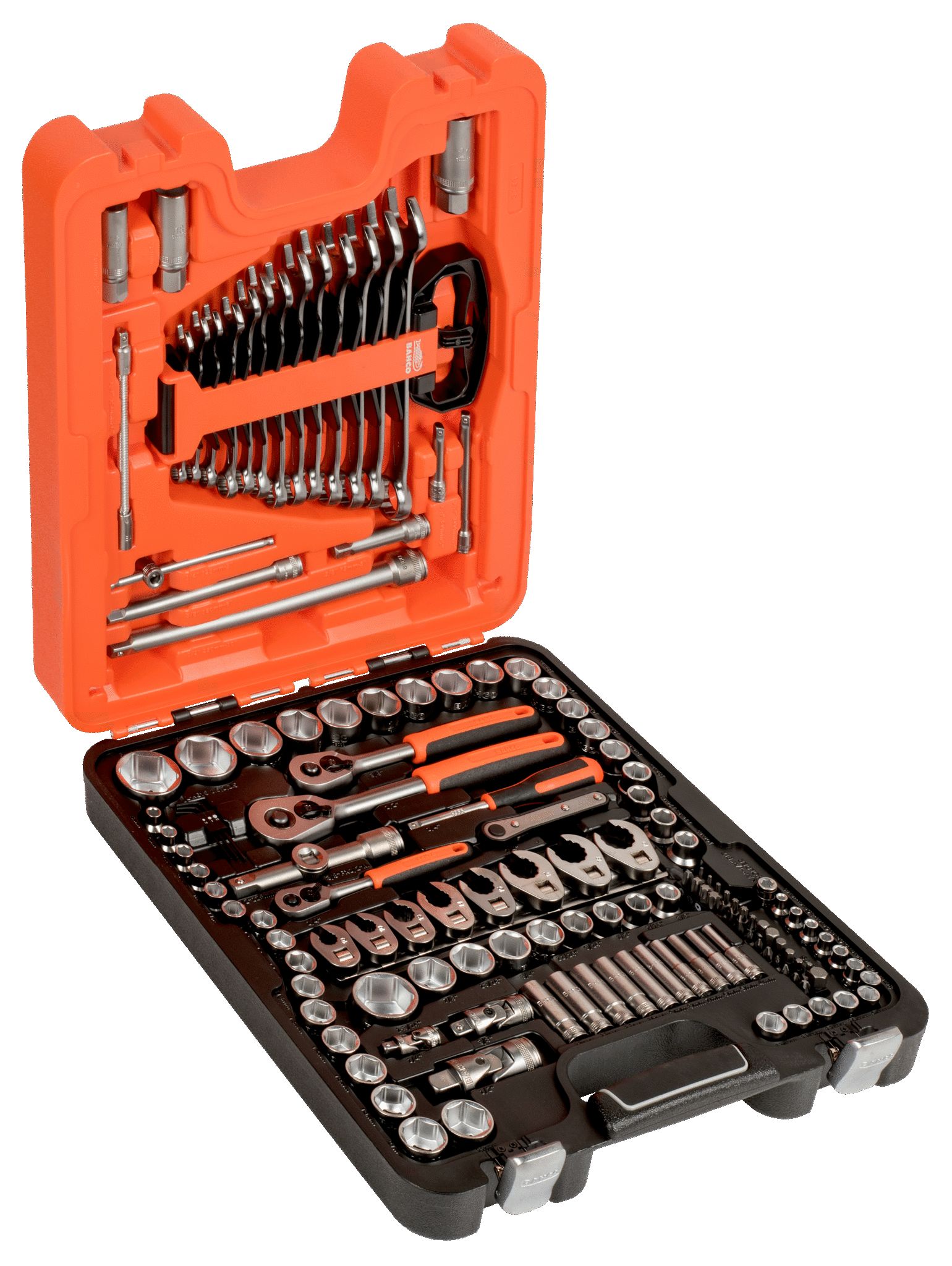 Bahco 138 Piece Imperial Metric 1 2 in 1 4 in 3 8 in Deep Socket Standard Socket Spanner Allen Key Bit Set with