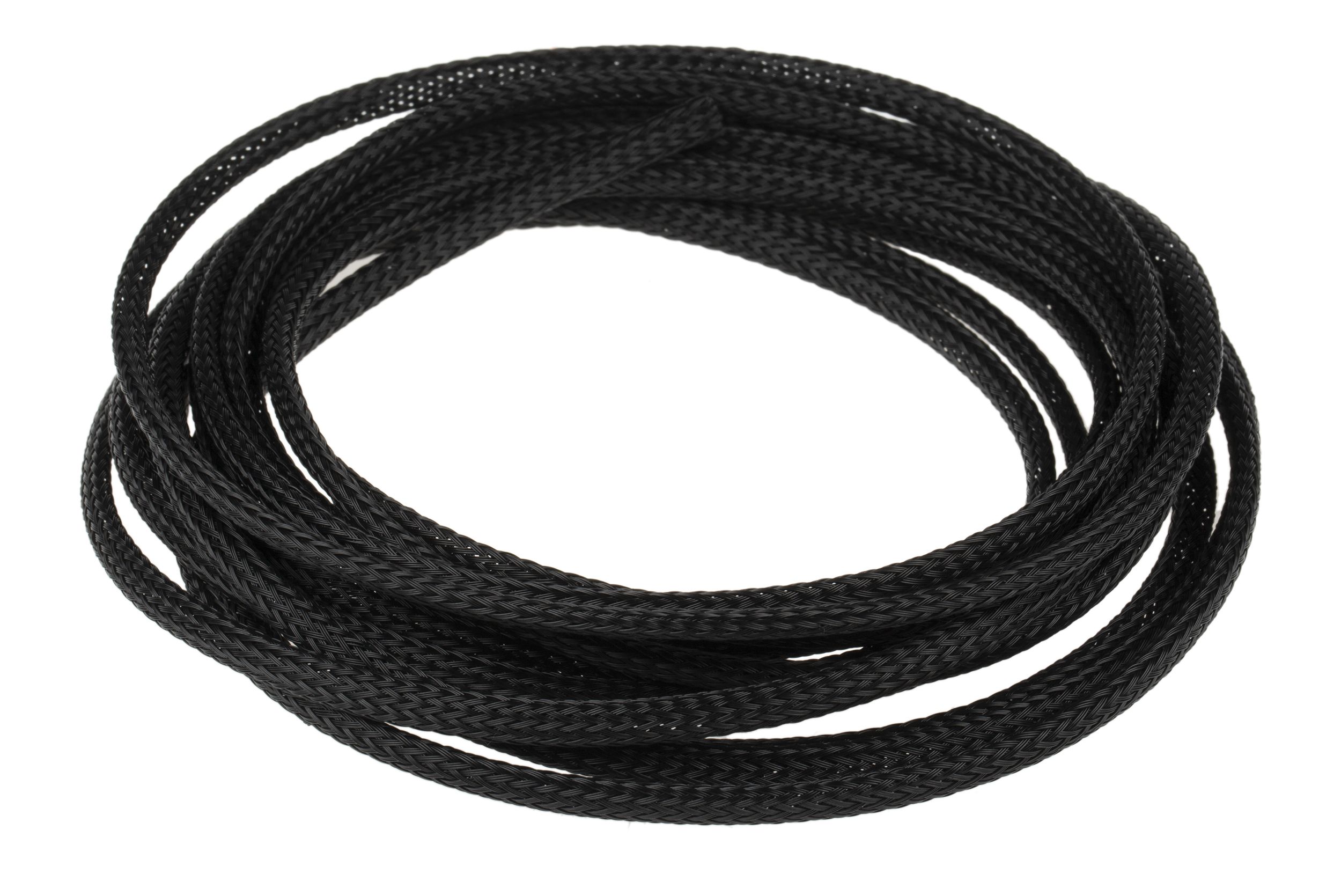 Kabelový návlek 5mm PET rozšiřitelná Černá RS PRO
