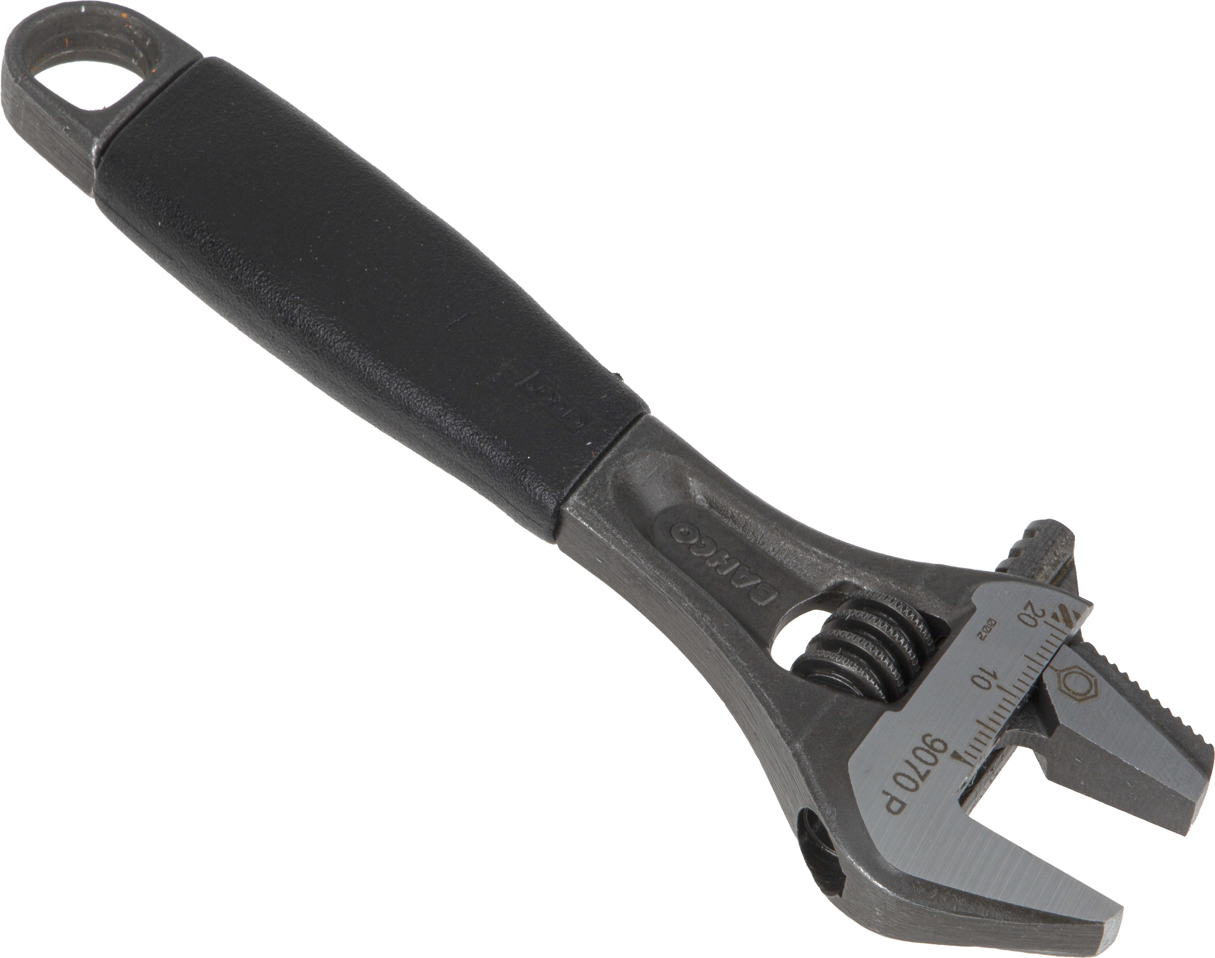 Bahco Adjustable Spanner, 158 mm Overall Length, 21mm Max Jaw Capacity