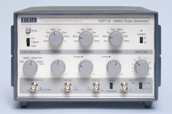 Generatore di impulsi Aim-TTi TGP 110, Certificazione ISO