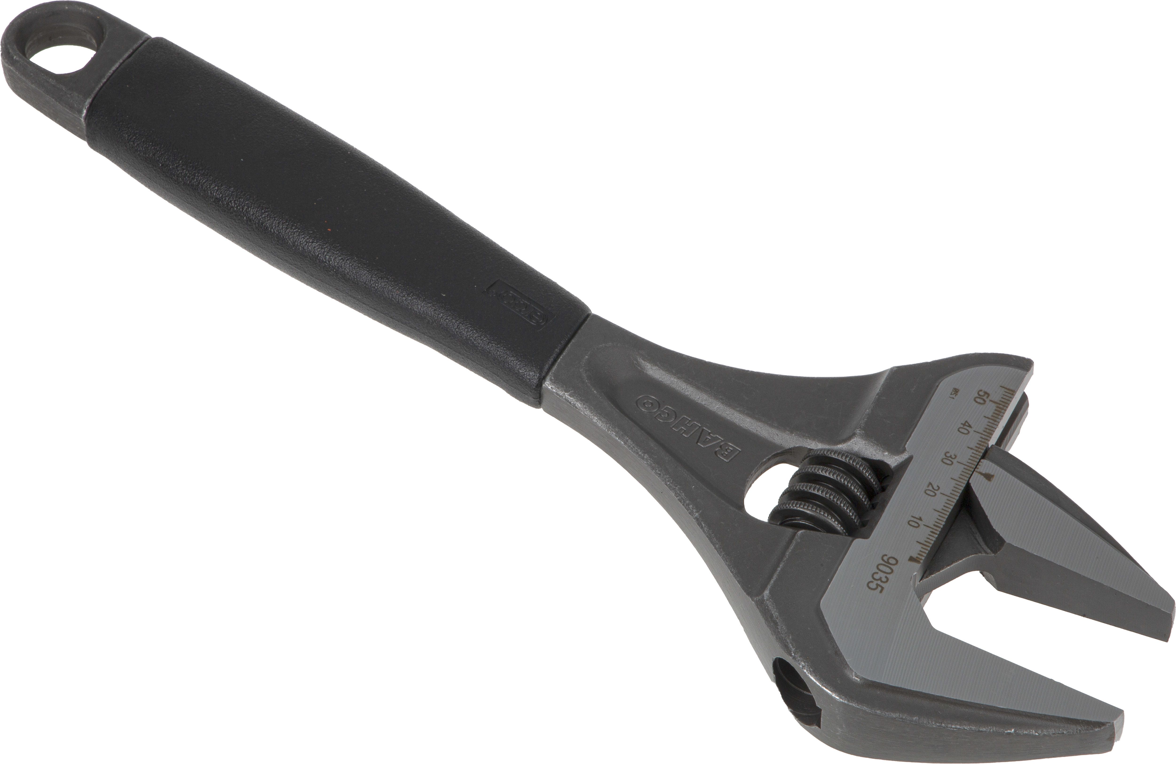 Bahco Adjustable Spanner, 324 mm Overall Length, 55.6mm Max Jaw Capacity