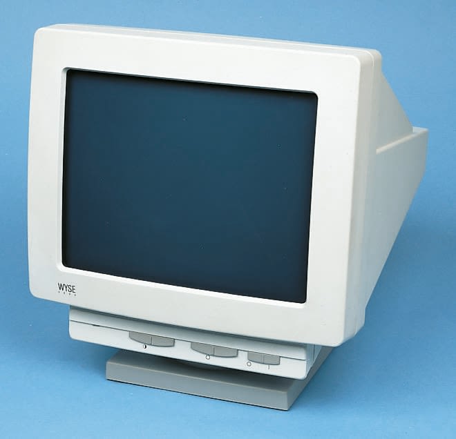 90123705 WY55 white CRT display terminal,14in RS
