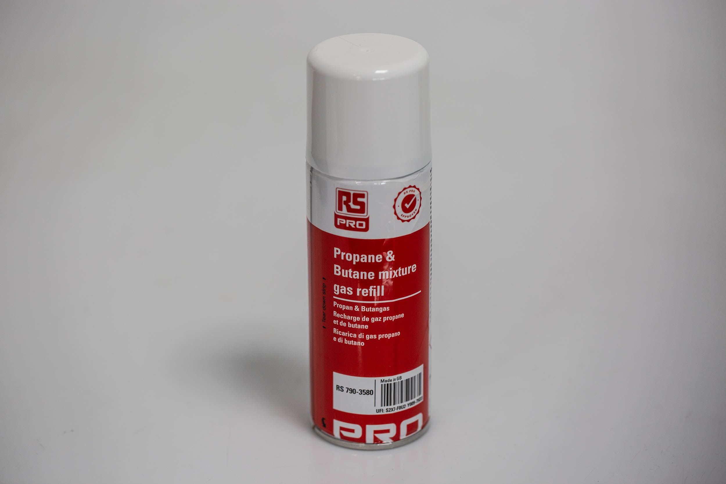 RS PRO Soldering Accessory Gas Refill, for use with Gas Blowtorches