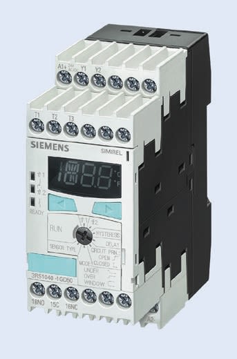 Siemens Temperature Monitoring Relay, -99 → +999°C, SPST