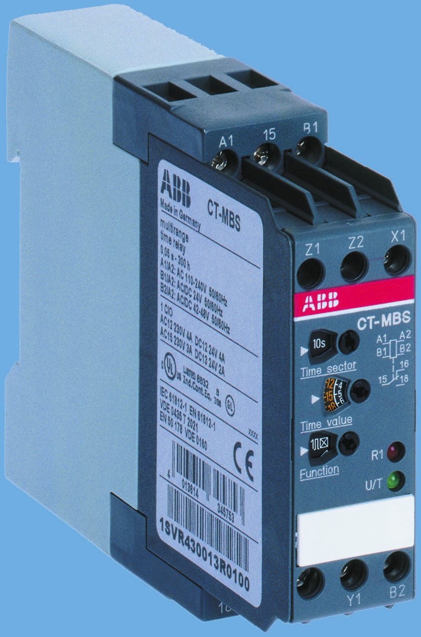1SVR 430 010 R0200 | ABB Multi Function Time Delay Relay, 24 → 240V ac ...