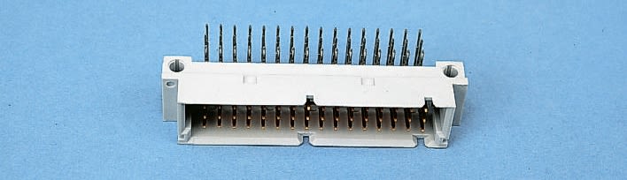 Amphenol Communications Solutions 32 Way 2.54mm Pitch, Type C/2 Class C2, 2 Row, Right Angle DIN 41612 Connector, Plug