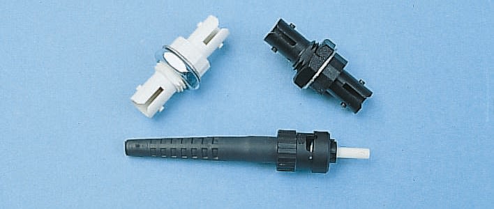 Amphenol Fiber Optics 953 LWL-Steckverbinder, ST, Multimode, Simplex, Schwarz