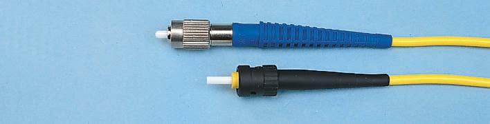 Amphenol Socapex ST2 to FC Simplex Single Mode Fibre Optic Cable, 9/125μm, 5m