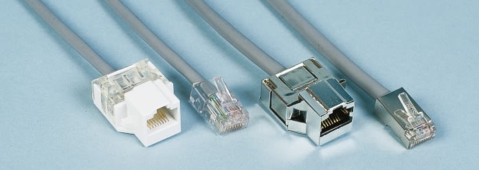 Decelect Cat5 Ethernet Cable, RJ45 to RJ45, F/UTP Shield, 3m