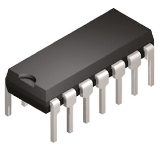 Mikrokontrolér MSP430G2231IN14 16bit 16MHz 2 kB Flash 128 B RAM, počet kolíků: 14, PDIP