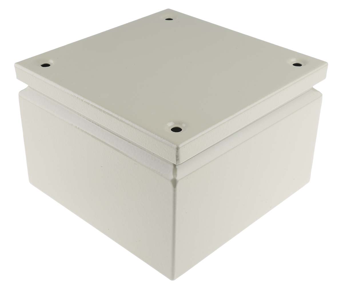 RS PRO RAL 7032 Steel Junction Box, IP66, 200 x 200 x 120mm