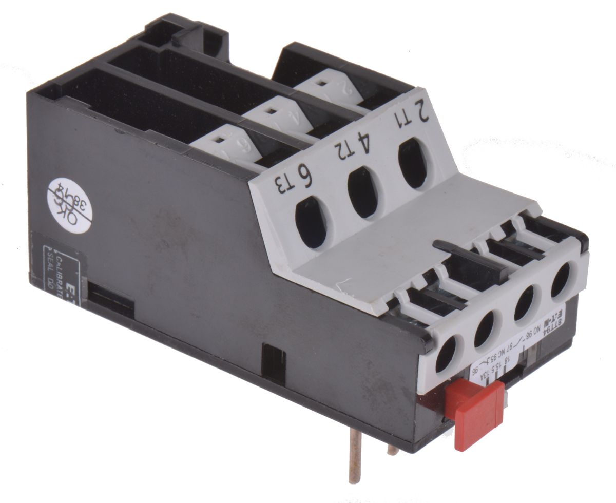 8TT94 | Eaton Overload Relay - 1NO + 1NC, 13 → 18 A F.L.C, 18 A Contact ...