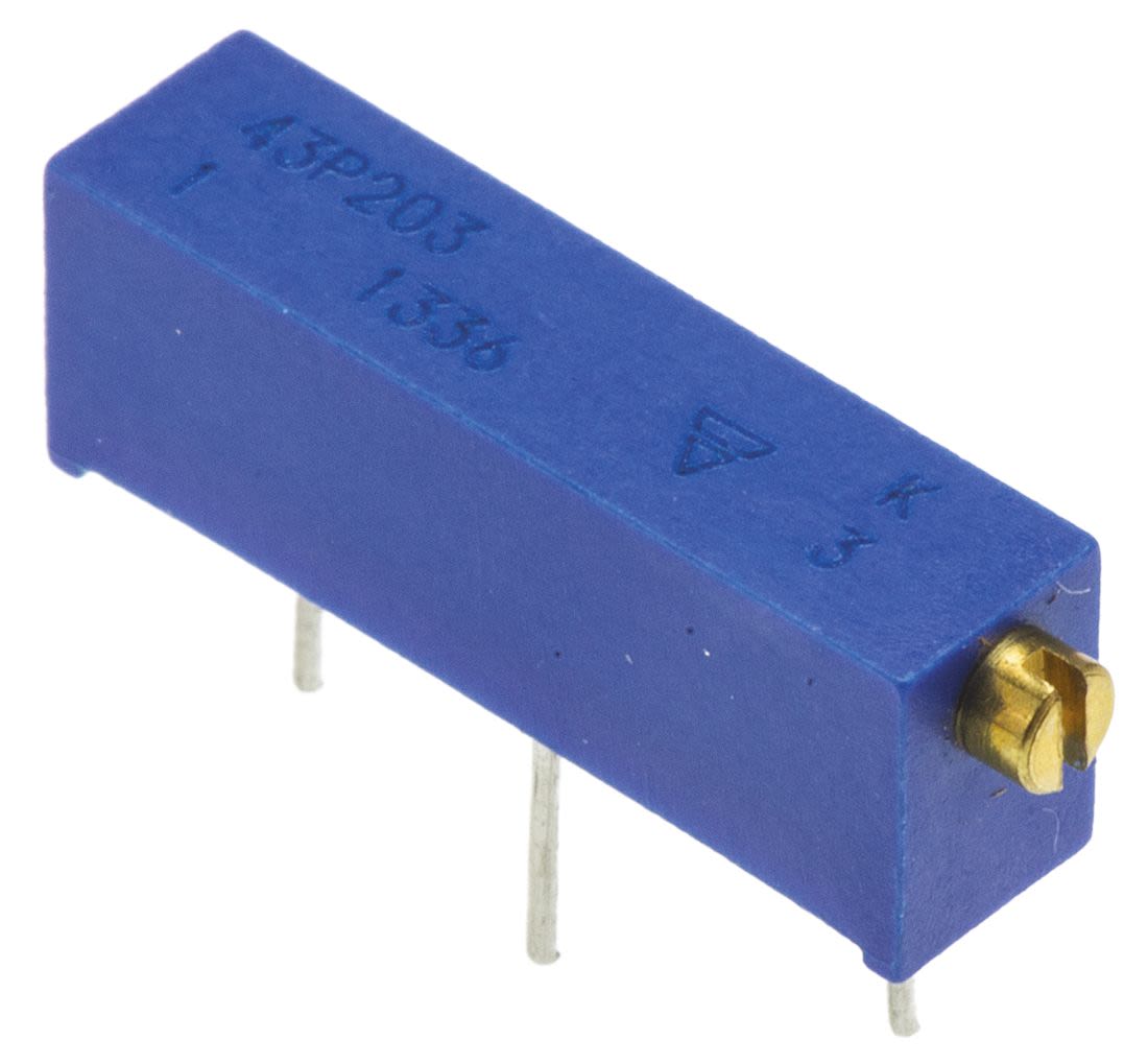 IHLE2525CDER1R5M5A | Vishay 43P 20-Gang Trimmpotenziometer, 20kΩ ±10% 1 ...