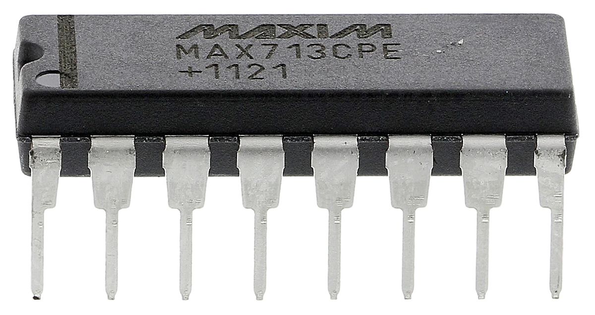 Maxim Integrated MAX713CPE+, Battery Charge Controller IC NiCD, NiMH, 4