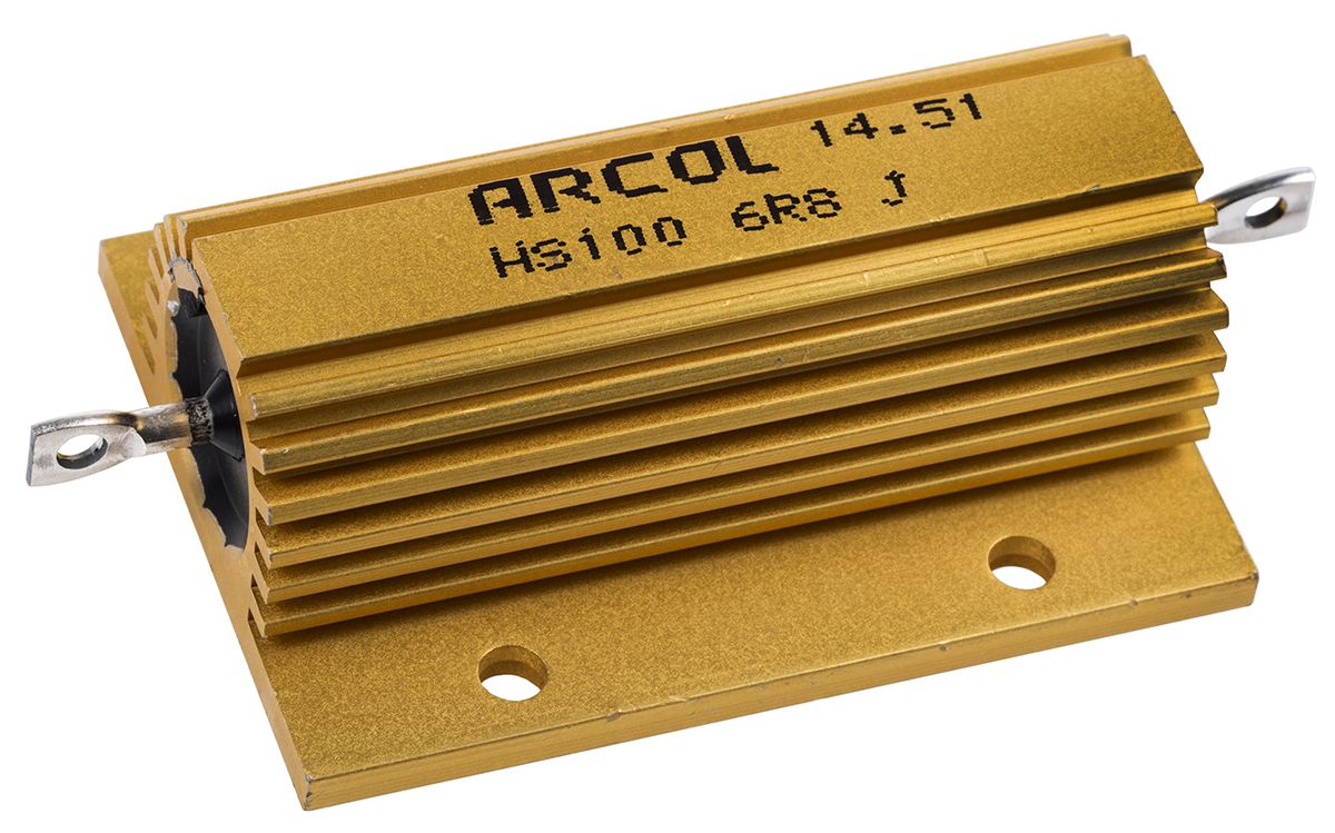 Arcol, 6.8Ω 100W Wire Wound Chassis Mount Resistor HS100 6R8 J ±5 RS
