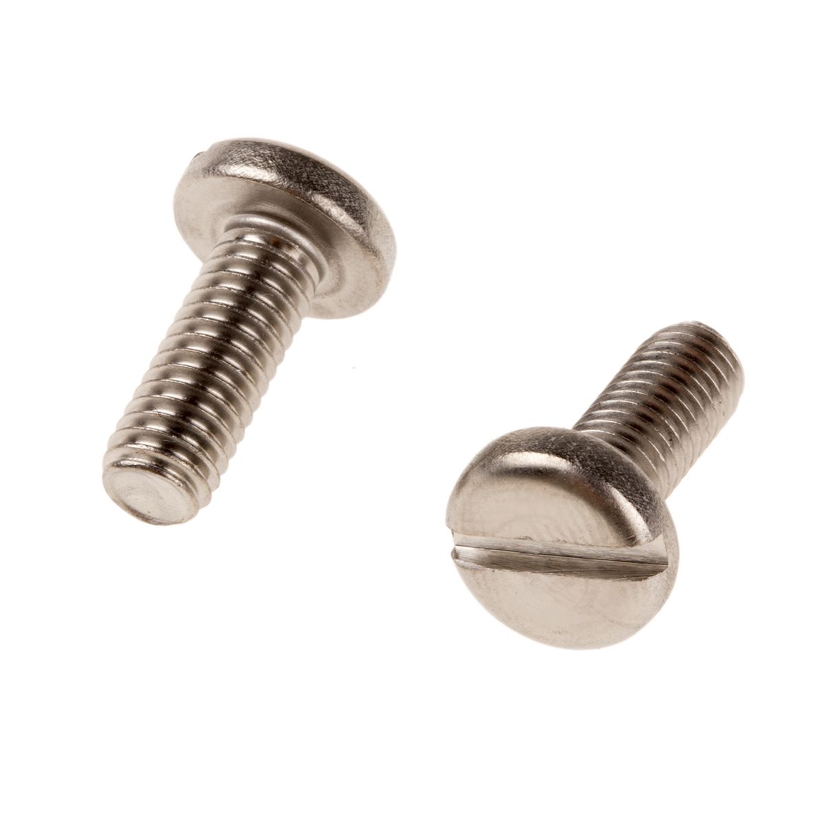 RS PRO Slot Pan A4 316 Stainless Steel Machine Screws DIN 85, M6x16mm | RS