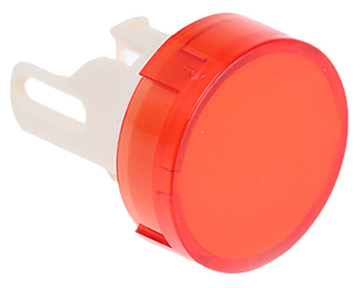 Red Round Push Button Lens