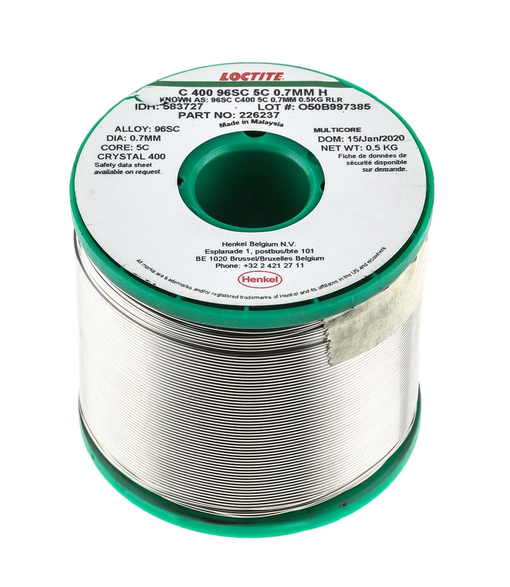 583727 | Multicore Wire, 0.7mm Lead Free Solder, 217°C Melting Point | RS