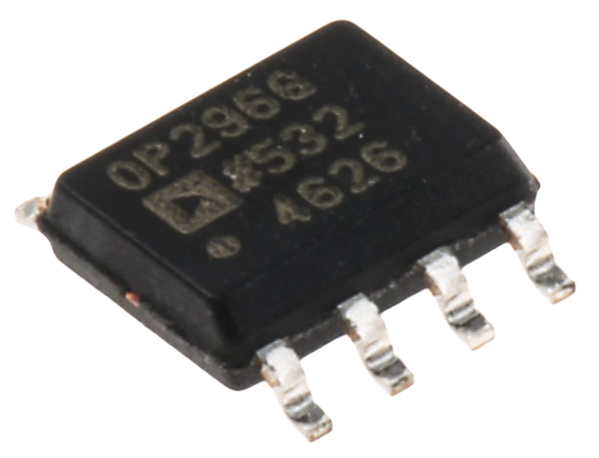 OP296GSZ Analog Devices, Op Amp, RRIO, 350kHz, 5 V, 9 V, 8-Pin SOIC | RS