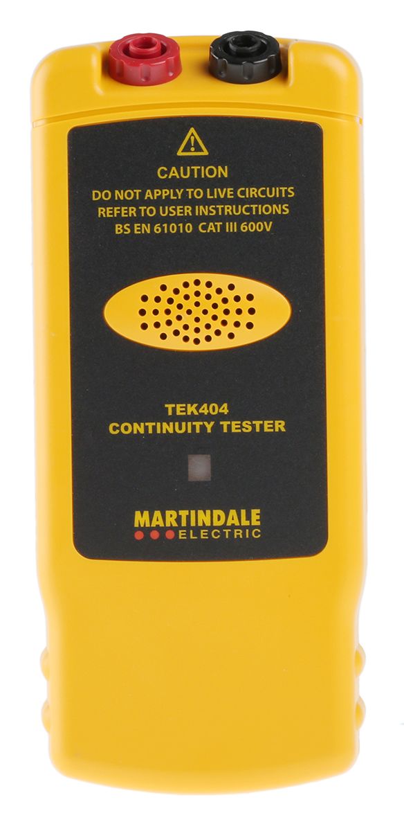 Martindale TEK 404 Szakadásvizsgáló 5mA LED kijelzővel, 9V, 185g, 150 x 64 x 30mm