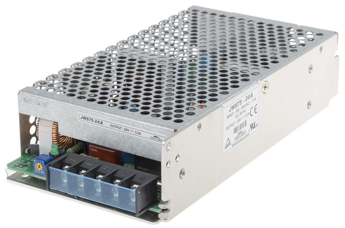 Jws 75 24a hfp tdk lambda embedded switch mode power supply smps 24v