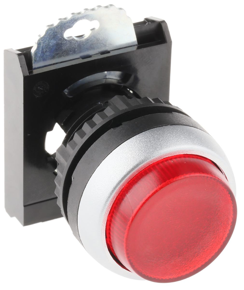 Cabeza pulsador BACO serie BACO, Ø 22mm, de color Rojo, Enclavamiento, IP66