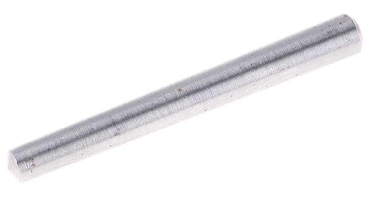 3mm Diameter Plain Steel Taper Dowel Pin 30mm Long RS