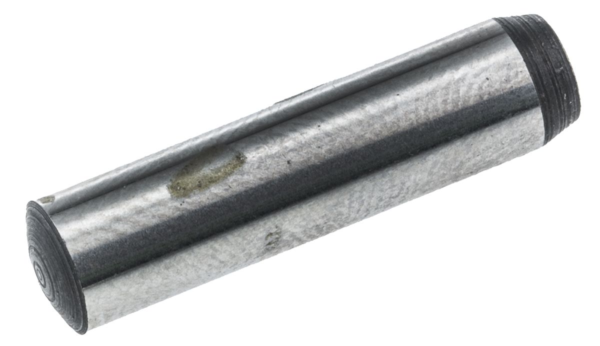6mm Diameter Plain Steel Parallel Dowel Pin 24mm Long