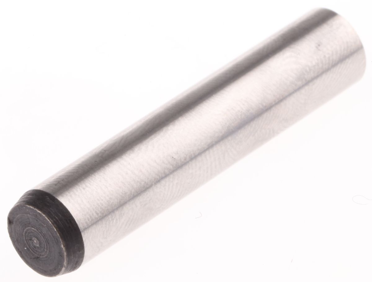 8mm Diameter Plain Steel Parallel Dowel Pin 40mm Long