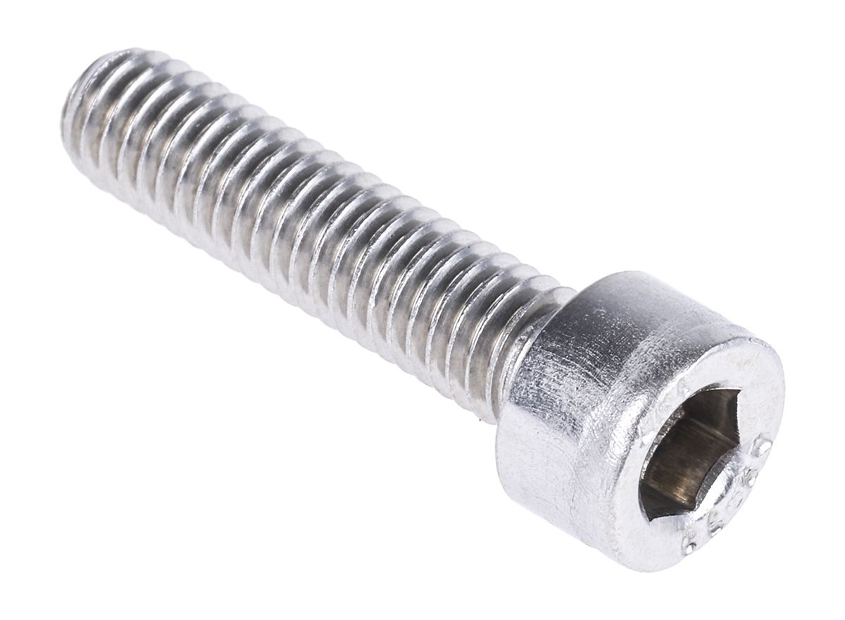 RS PRO M6 X 25mm Hex Socket Cap Screw Stainless Steel | RS