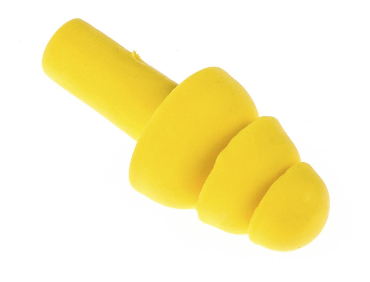 3M E.A.R Yellow Reusable Corded Ear Plugs, 32dB Rated, 50 Pairs