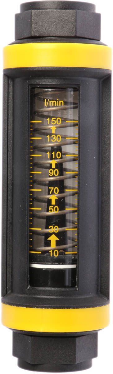 Parker Easiflow Series Variable Area Flow Meter for Liquid, 10 L/min Min, 150 L/min Max