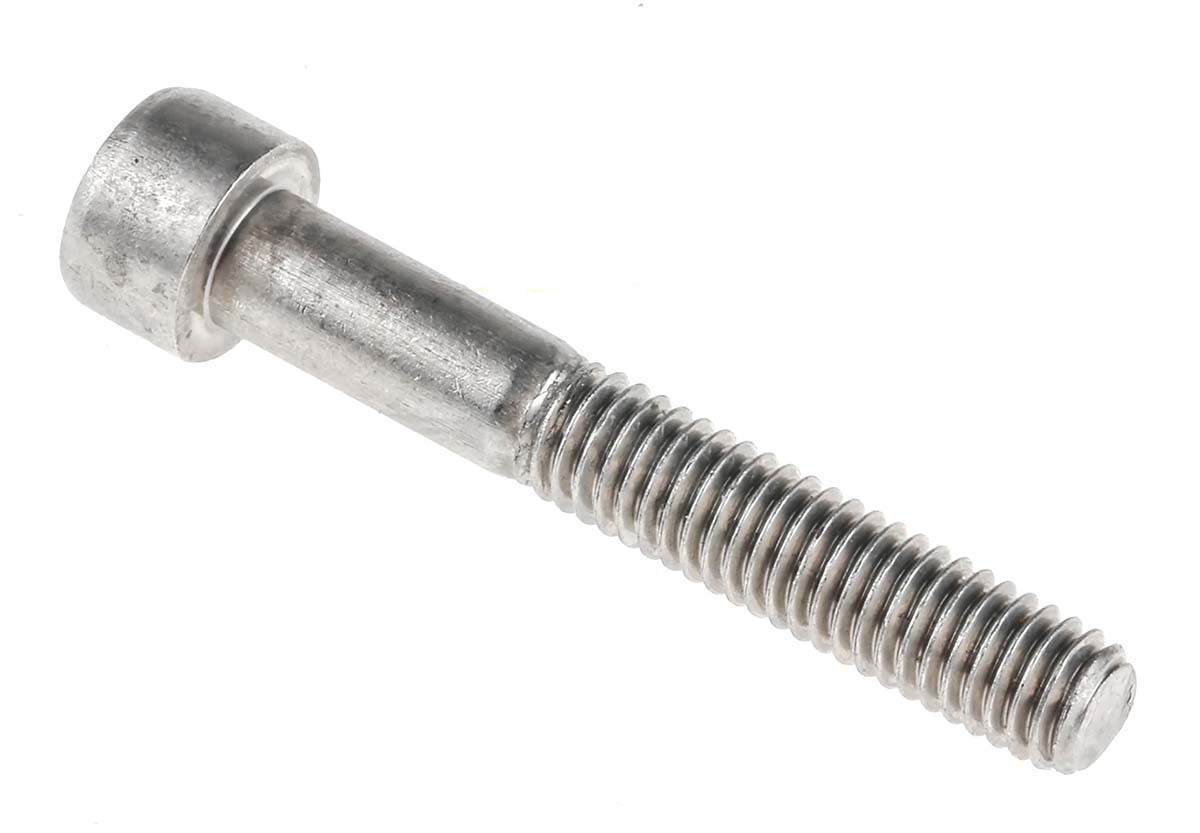 RS PRO M6 x 40mm Hex Socket Cap Screw Stainless Steel