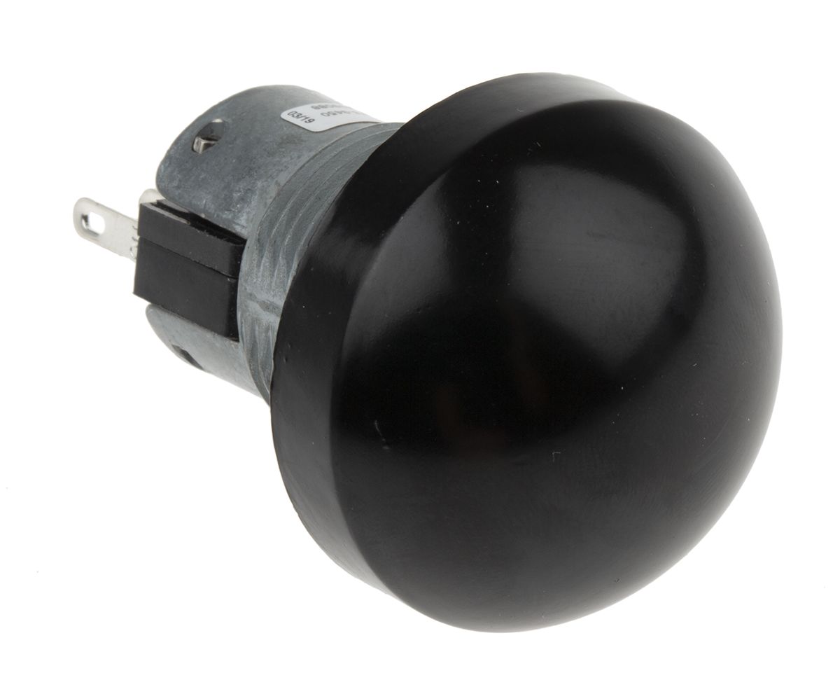 SPDT-NO/NC Momentary Push Button Switch, Panel Mount