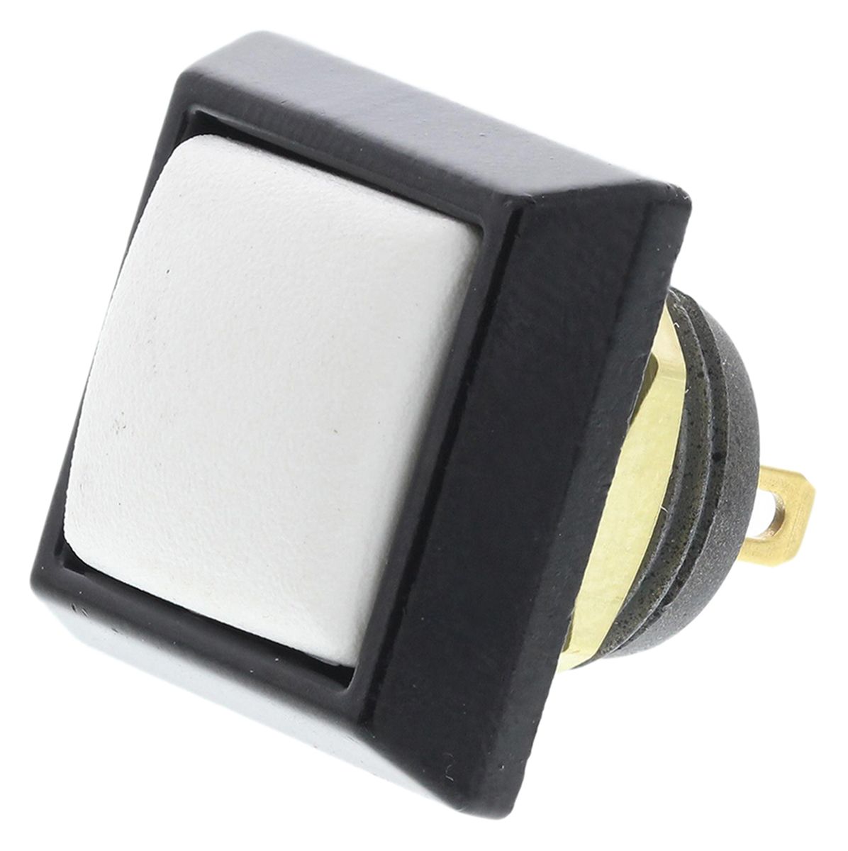 ITW Switches 59 Series Momentary Miniature Push Button Switch, Panel Mount, SPST, 13.65mm Cutout, Clear LED, 125V ac,