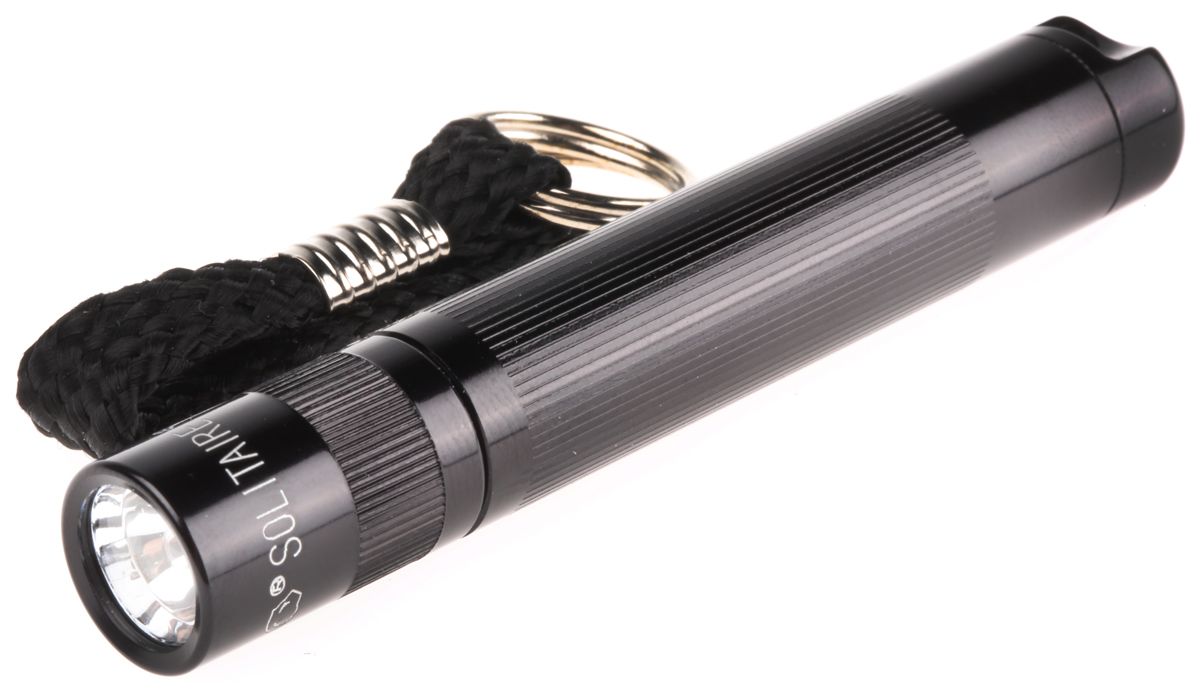 Mag-Lite Solitaire Incandescent Keyring Torch Black 2 lm, 81 mm