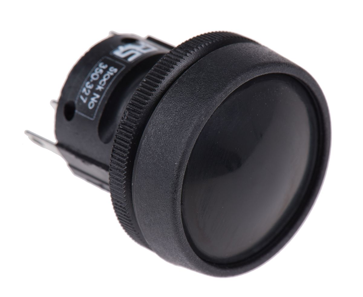 ITW Switches 76-91 Series Momentary Push Button Switch, Panel Mount, SPDT, 22.5mm Cutout, Clear LED, 250V ac, IP67
