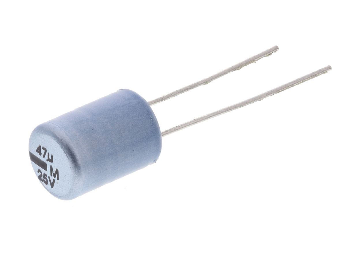 Vishay 47μF Electrolytic Capacitor 25V Dc, Through Hole ...