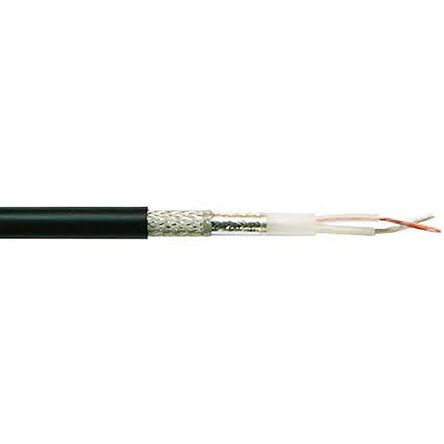 Belden Twinaxial kabel, Sort Polyvinylklorid (PVC) kappe, 100 Ω, 75,44 pF/m, 10,2 dB/100 ft ved 400 MHz, 2,8