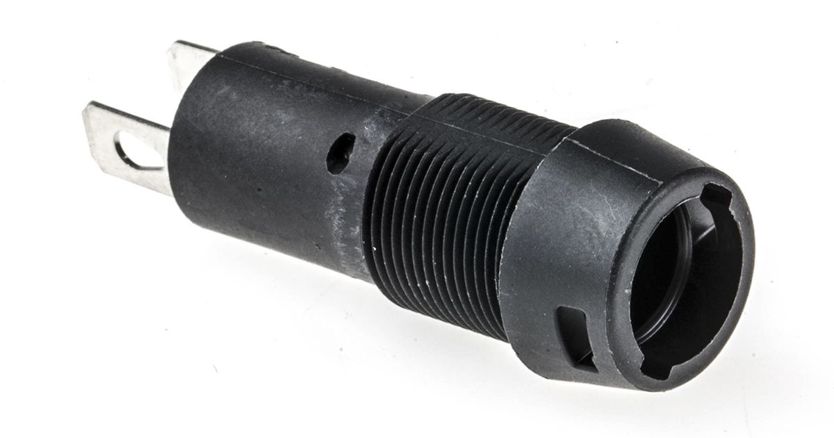 3101.0015 Schurter 16A Panel Mount Fuse Holder for 5 x 20mm Fuse, 1P