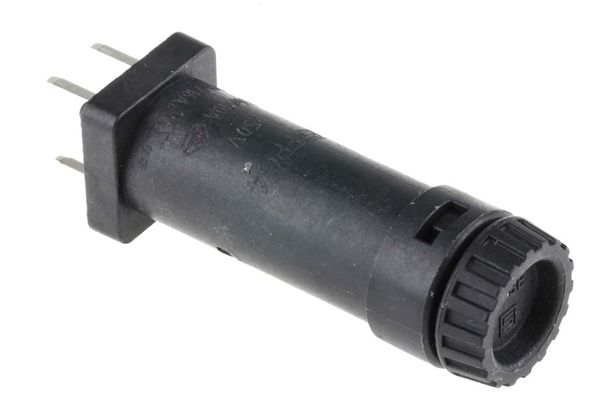 3101.0045 Schurter 10A PCB Mount Fuse Holder for 5 x 20mm Fuse, 250V