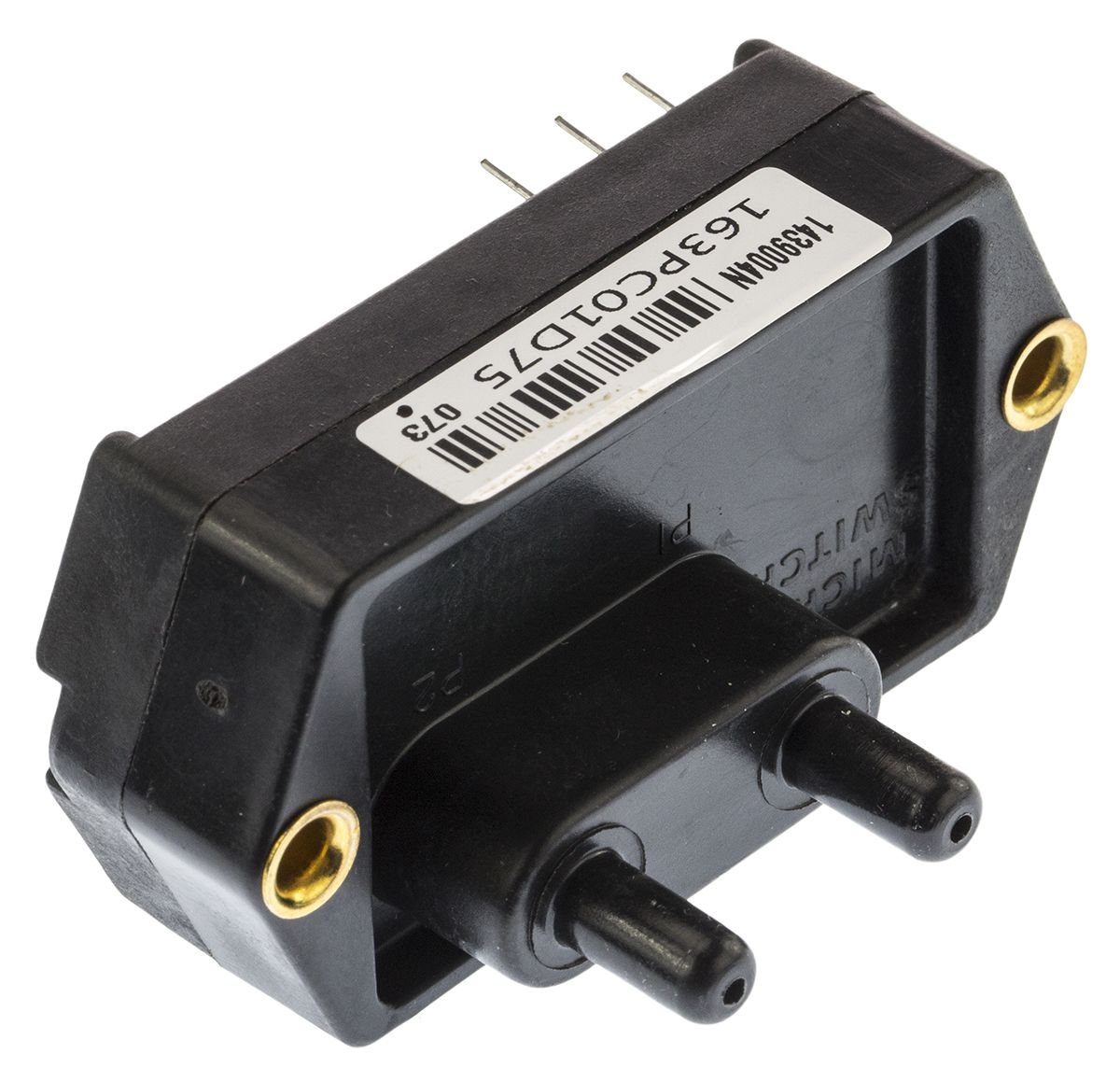 Honeywell 160PC Series Pressure Sensor, -2.5in wg Min, 2.5in wg Max, Amplified Output, Differential Reading