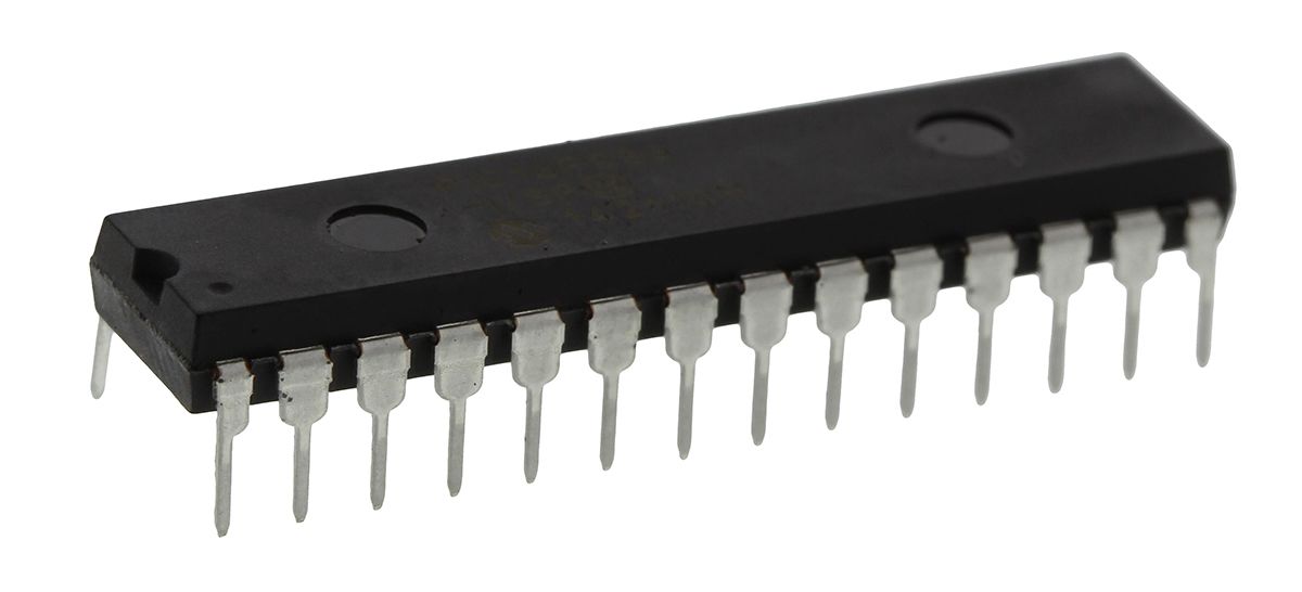 Microcontrolador PIC 8bit 368 B RAM, 8192 B Flash, SPDIP 28 pines 20MHZ USB USB