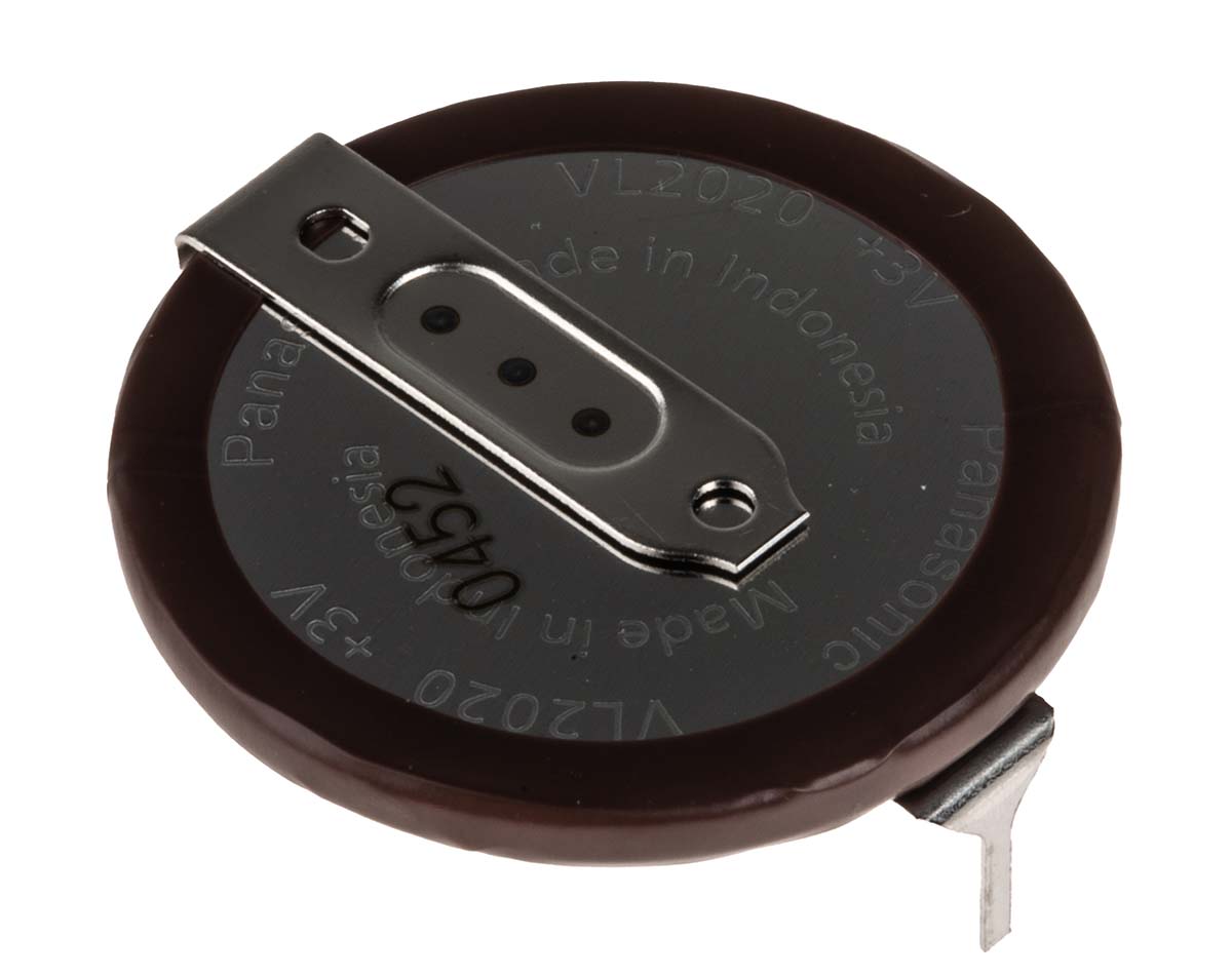 VL2020/HFN Panasonic VL2020 3V Lithium Vanadium Pentoxide Button
