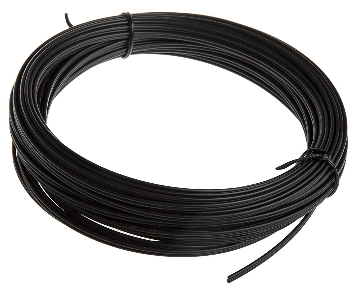 Cable para Fibra Óptica RS PRO, 2 núcleos, funda de Polietileno PE Negro, atenuación: 1.500 dB/km a 820 nm, 200 dB/km a