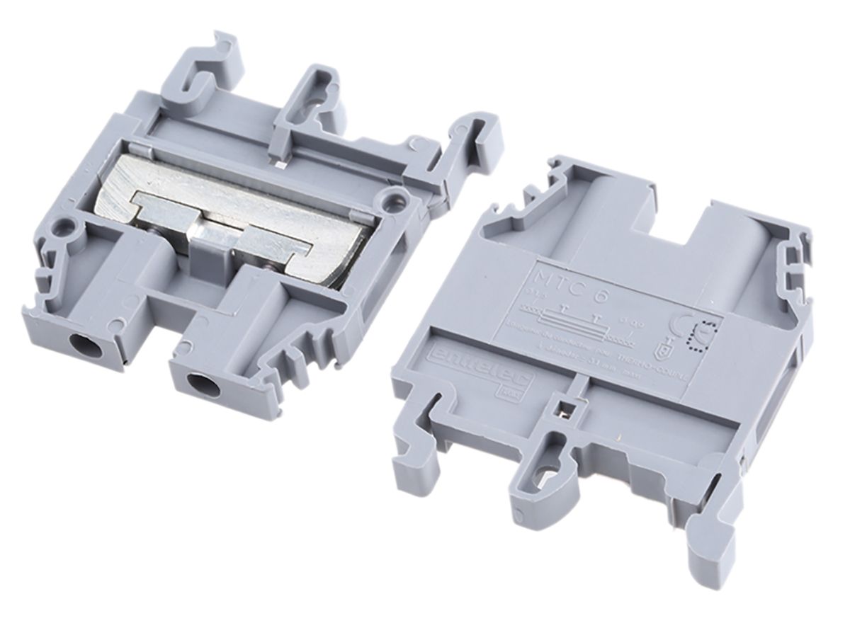1SNA115206R2200 Entrelec Grey SNA DIN Rail Terminal Block, Single