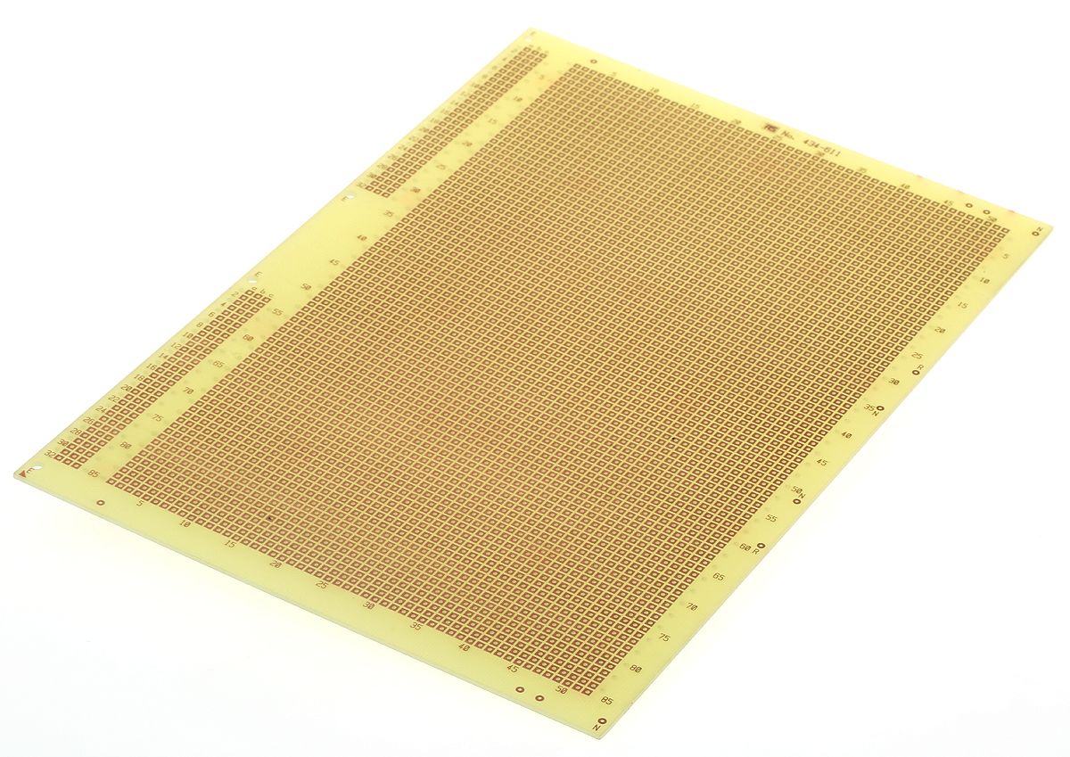 030111 Vero Technologies Single Sided Matrix Board FR4 With 52 x 85