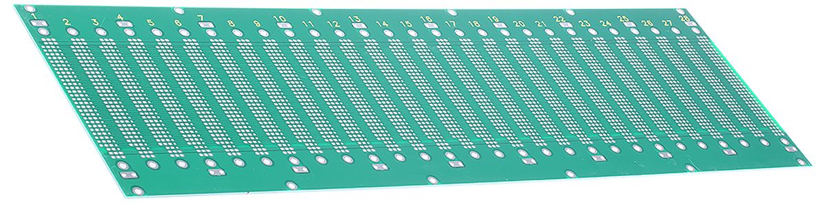 Vero Technologies 96 Way DIN 41612 Eurocard Backplane FR4 Double Sided 84HP With 15.24mm Connector Pitch