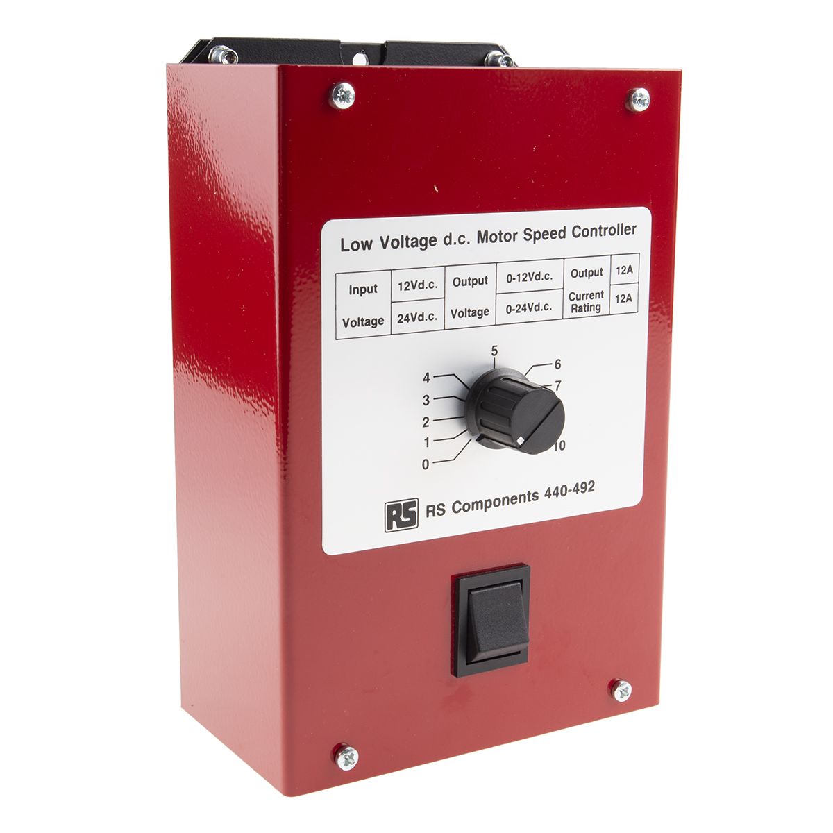 RS PRO, DC Motor Controller, Potentiometer Control, 12 V dc, 24 V dc